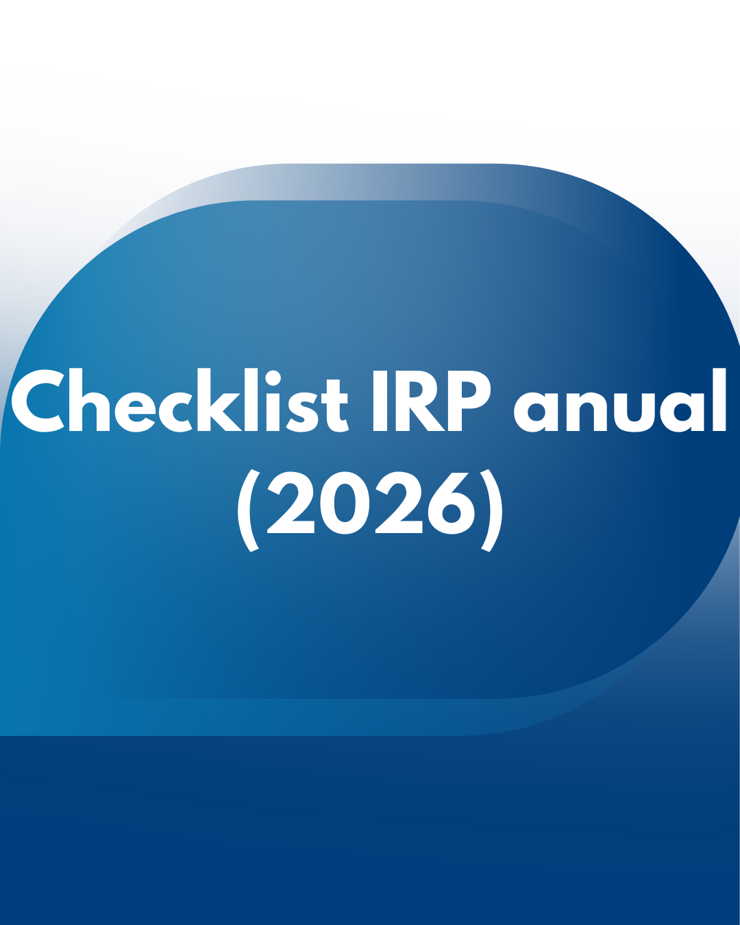 Checklist IRP anual