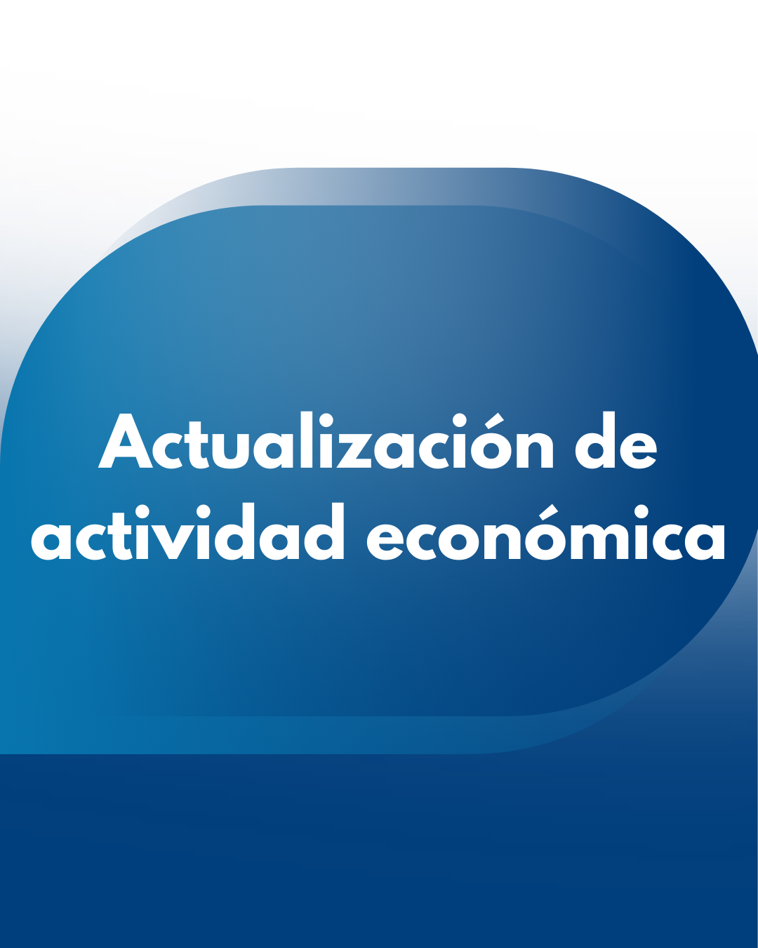Actualización de actividad económica (CAE)